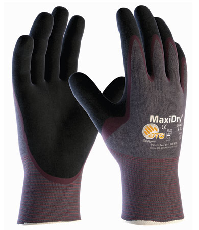 PIP MaxiDry Ultra Lightweight Nitrile Grip Gloves - Single Pair from Columbia Safety