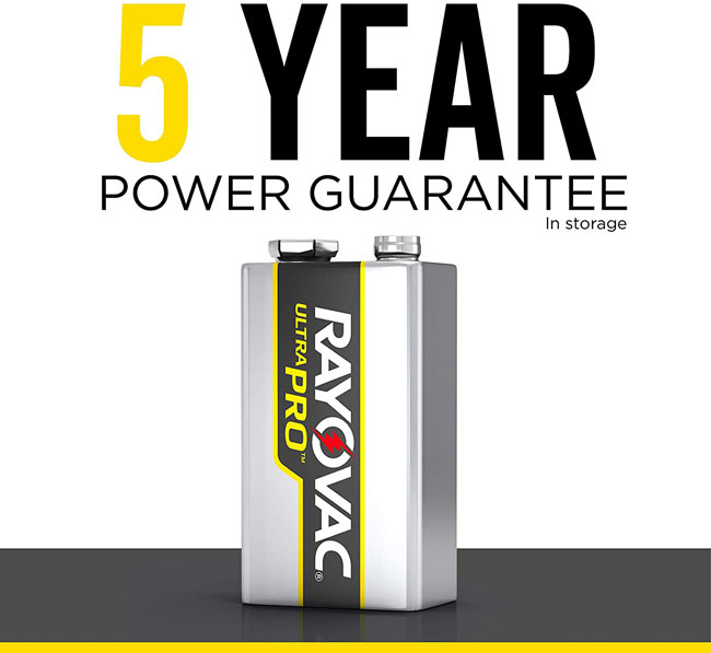 Rayovac 9V Batteries, Ultra Pro - 8 Pack | AL9V-8F from Columbia Safety