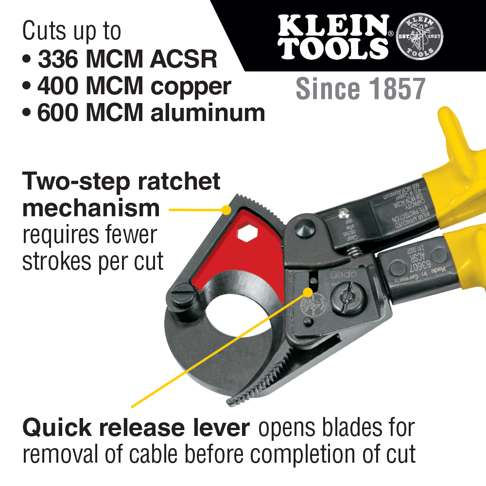 Klein Tools ACSR Cable Cutter from Columbia Safety