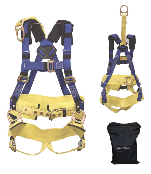 Elk River 76470 Oil Rigger's Harness with Bag from Columbia Safety