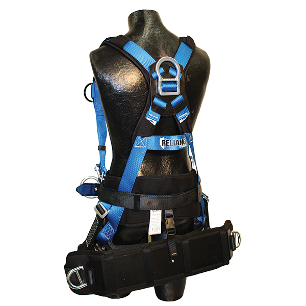 Reliance Ironman Lite Positioning Harness with Saddle Seat from Columbia Safety