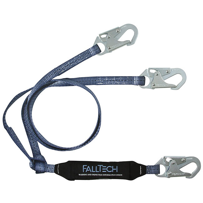 FallTech 82608 ViewPack Lanyard with Snap Hooks from Columbia Safety