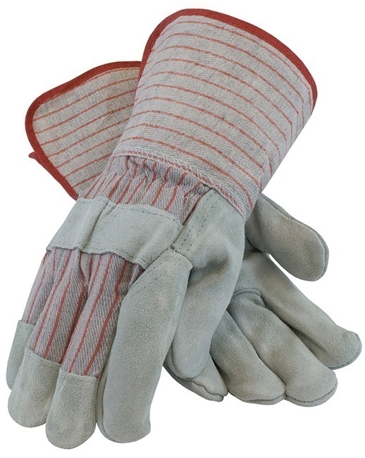PIP 85-7612S Split Leather Palm Gauntlet Cuff Gloves, 12 Pairs from Columbia Safety