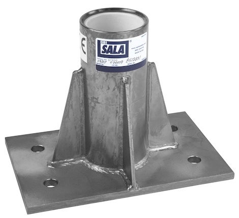 DBI Sala Advanced Center Mount Sleeve Davit Base Stainless Steel from Columbia Safety