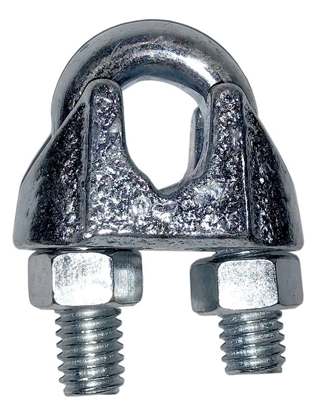 Indusco 3/8 Inch Zinc Plated Malleable Clips from Columbia Safety