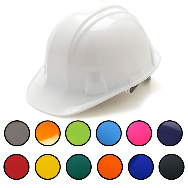 Pyramex SL Series Cap Style Hard Hat with 4 Point Ratchet Suspension from Columbia Safety