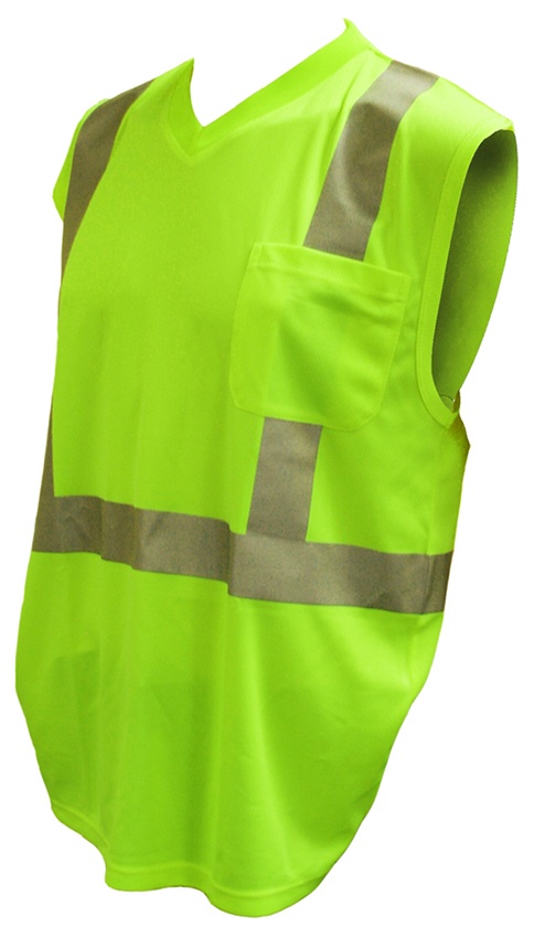 Cordova Safety Cor-Brite Hi-Vis Class 2 Sleeveless Shirt from Columbia Safety