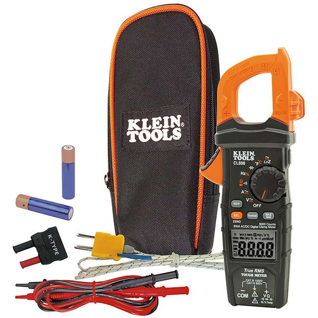 Digital Clamp Meter AC/DC Auto-Ranging from Columbia Safety