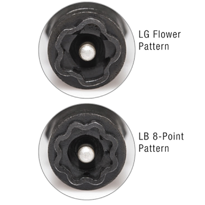 Jonard Fixed Star Key Can Wrench with LB & LG Patterns from Columbia Safety