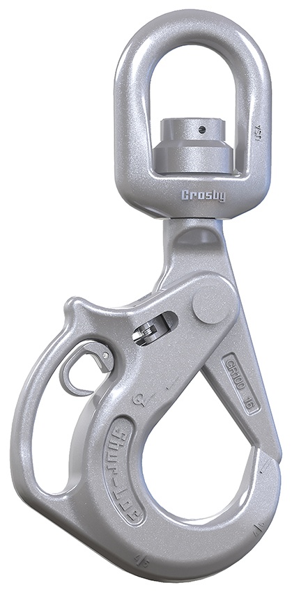 The Crosby S-13326 Shur-Loc Swivel Handle Hook from Columbia Safety