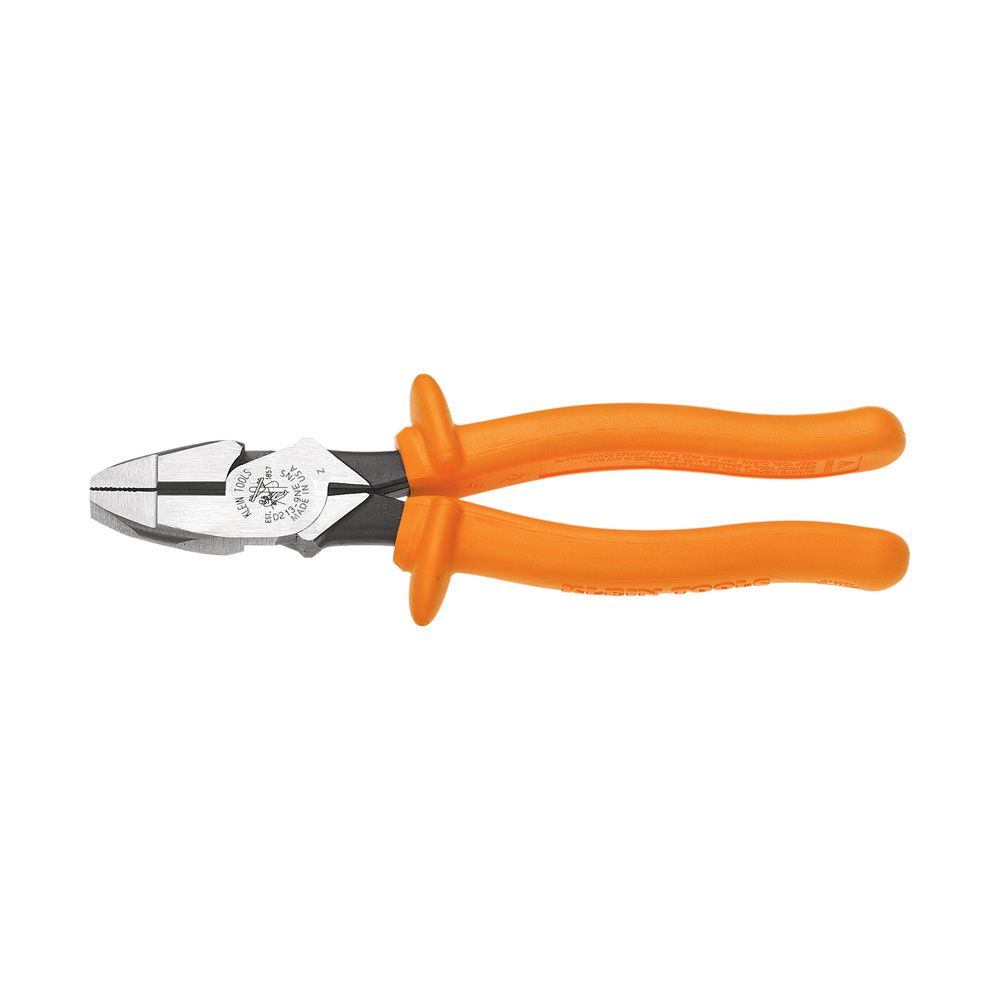 Klein Tools D2000-9NE-INS 9 Inch Insulated High-Leverage Side-Cutting Pliers from Columbia Safety