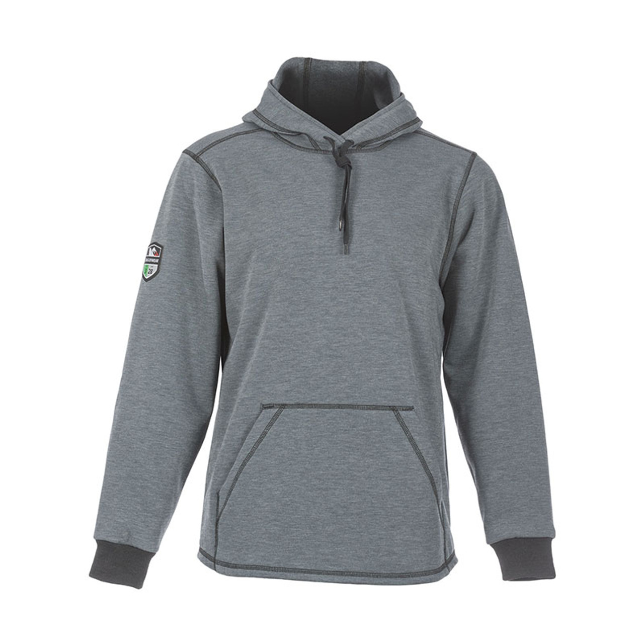 DragonWear FR Elements Cyclone Hoodie- Grey from Columbia Safety