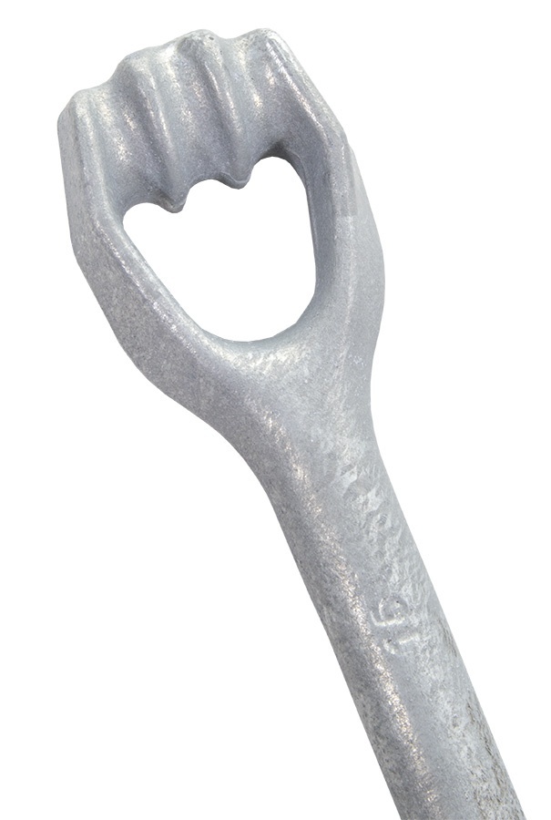 Galvanized Steel 96 Inch Earth Screw Anchor from Columbia Safety
