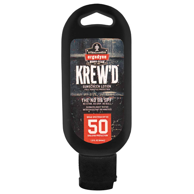 Ergodyne KREW'D 6352 SPF 50 1.5 Ounce Sunscreen Lotion from Columbia Safety