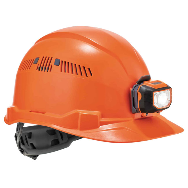 Ergodyne Skullerz 8972LED Class C Cap-Style Hard Hat + LED Light with Ratchet Suspension from Columbia Safety