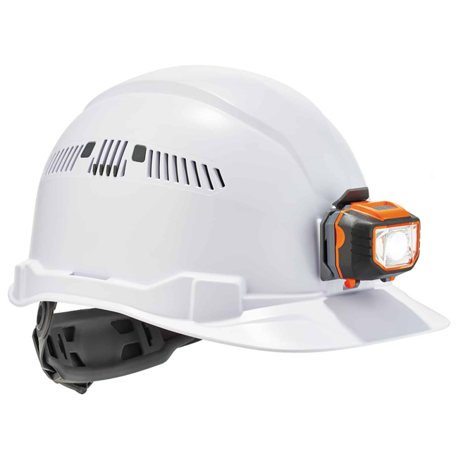 Ergodyne Skullerz 8972LED Class C Cap-Style Hard Hat + LED Light with Ratchet Suspension from Columbia Safety