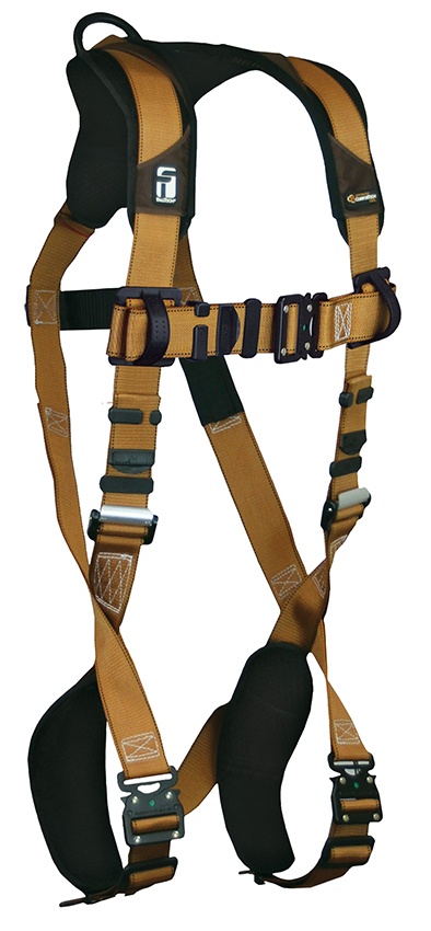 FallTech Advanced ComforTech Gel Non-Belted 1 D-Ring Climbing Harness with Quick Connect Buckles from Columbia Safety