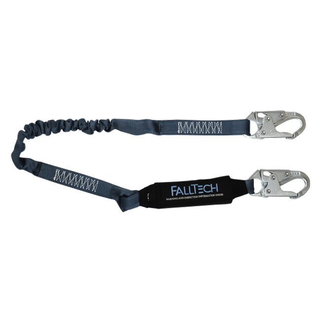 FallTech ViewPack Elastic Energy Absorbing Lanyard with Steel Snap Hooks from Columbia Safety