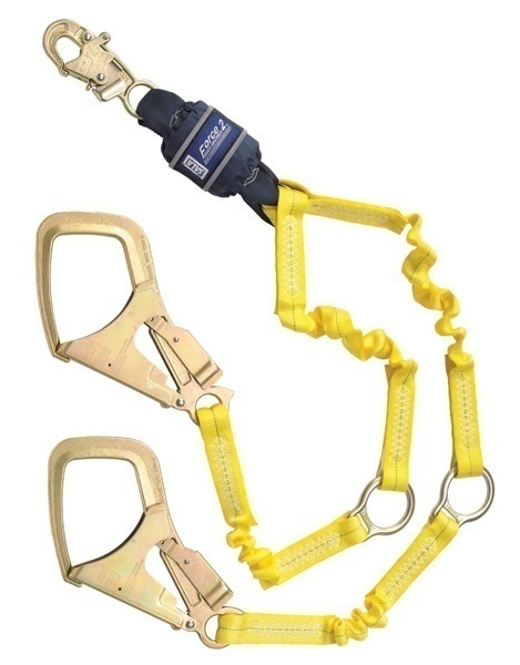 DBI Sala 1246152 FORCE2 Elastic Shock Absorbing Rescue Lanyard with Steel Hooks from Columbia Safety