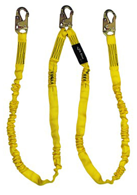 NoPac Energy Absorbing Lanyard, 6 Foot Twin Leg from Columbia Safety