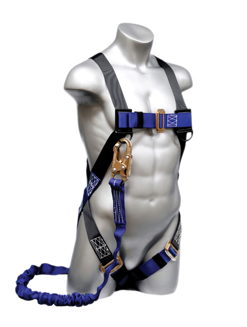 Elk River 48113 ConstructionPlus Harness with NoPac Lanyard from Columbia Safety