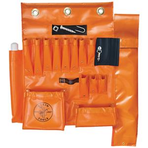 Klein Vinyl Tool Apron with Hot Stick Pocket and Magnet from Columbia Safety