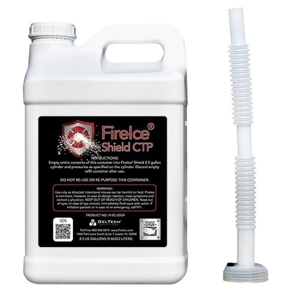 GelTech FireIce Shield CTP 2.5 Gallon Pre-Mixed Refill from Columbia Safety