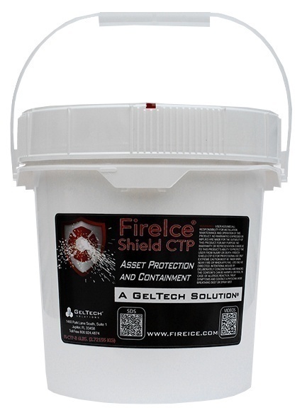 GelTech FireIce Shield CTP 5-LB Bucket from Columbia Safety