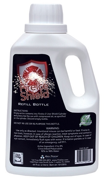 GelTech FireIce Shield 64 FL OZ Pre-Mixed Refill from Columbia Safety