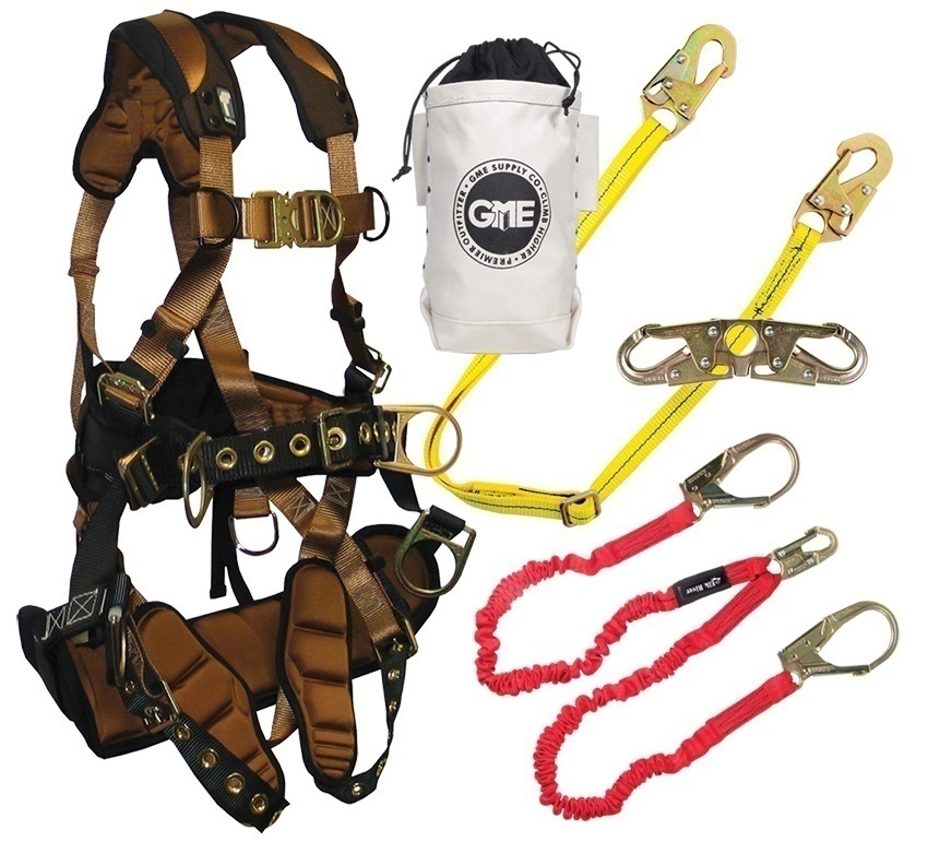 GME Supply 90004 FallTech ComforTech Tower Climbing Kit - Columbia Safety