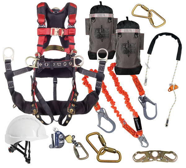 GME Supply 90007 WestFall Pro Tower Climbing Kit - Columbia Safety