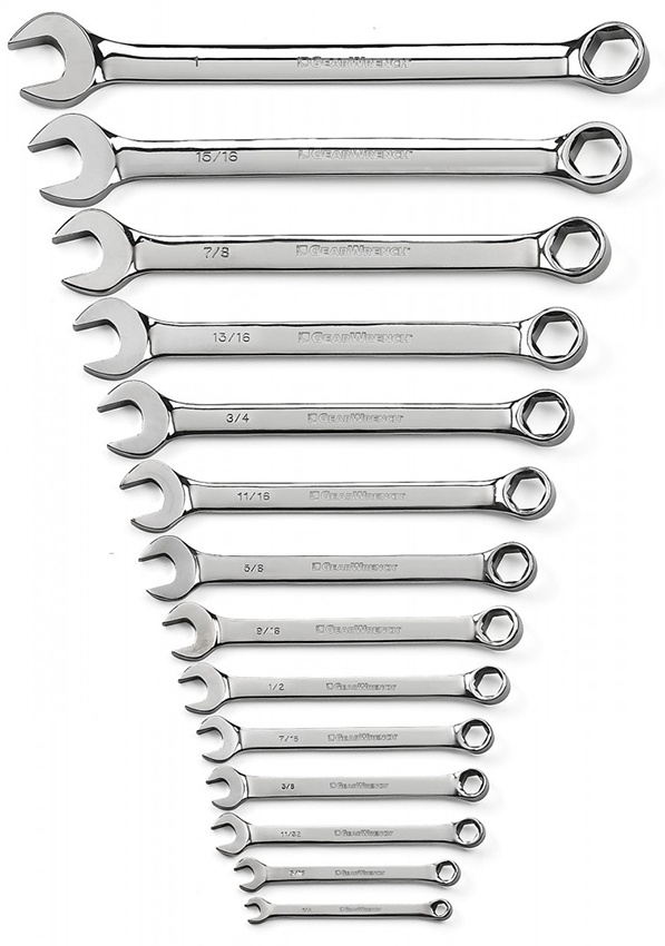 GearWrench 4 Piece 12 Point QuadBox Reversible Ratcheting Metric Wrench Set from Columbia Safety