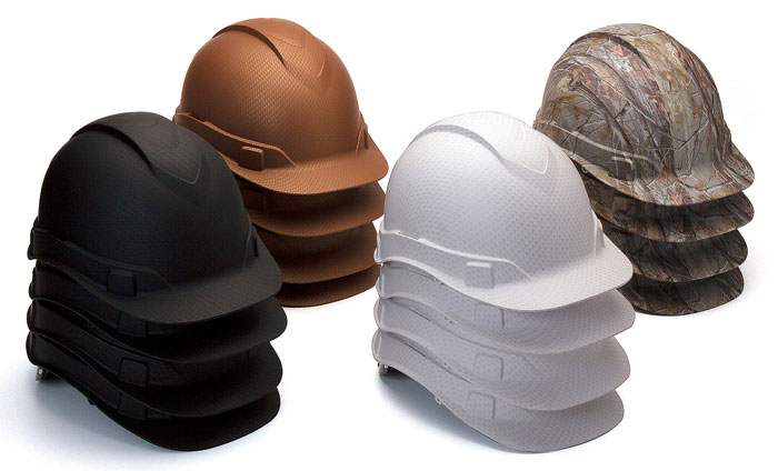 Pyramex Ridgeline Cap Style 16 Matte Mixed Hard Hats from Columbia Safety