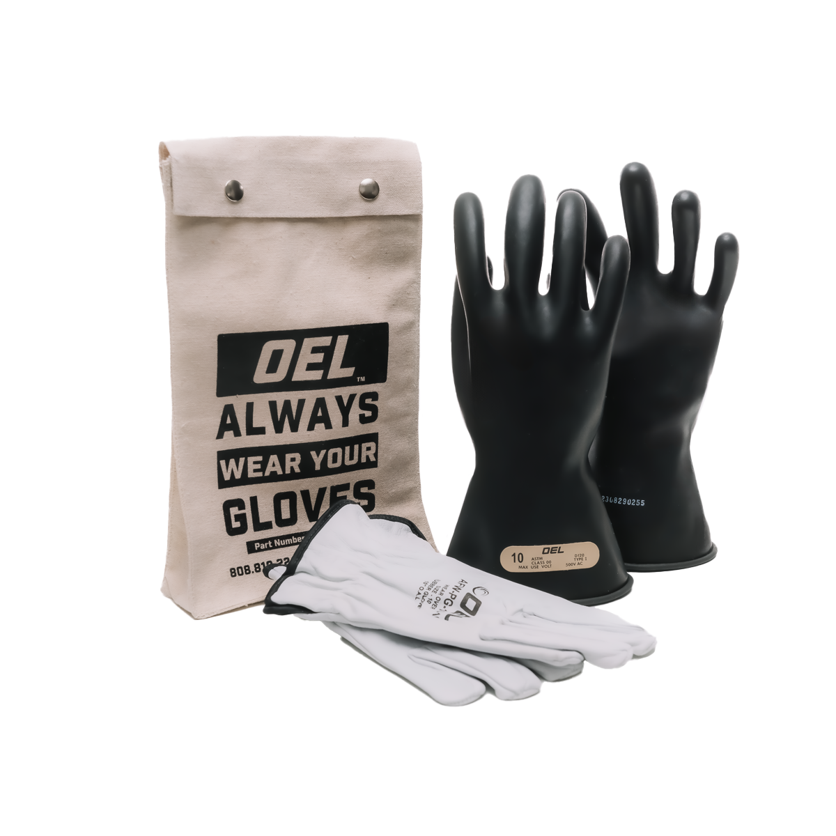 OEL Class 00 Rubber Gloves Kit from Columbia Safety