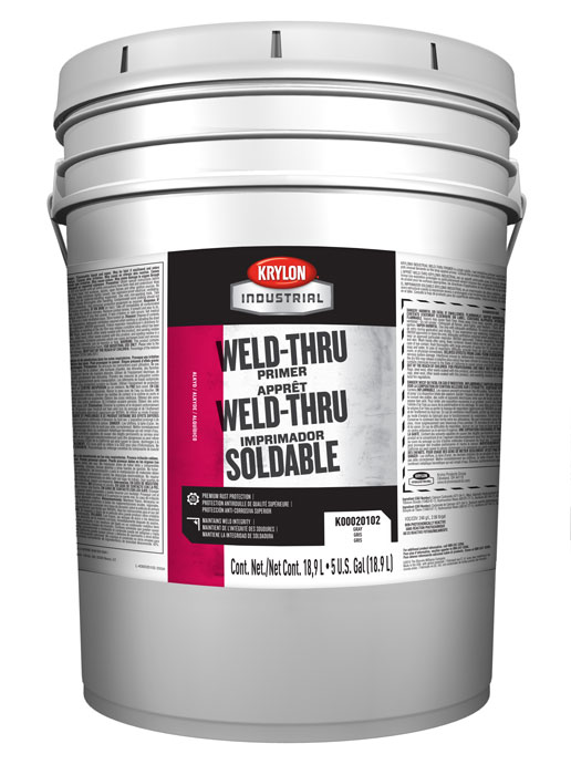 Krylon Industrial Coatings Weld-Thru Primer- Red, 55 Gallons from Columbia Safety