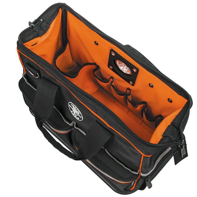 Klein Tools 55431 Tradesman Pro Organizer Lighted Tool Bag from Columbia Safety
