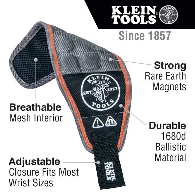 Klein Tools Tradesman Pro Magnetic Wristband from Columbia Safety