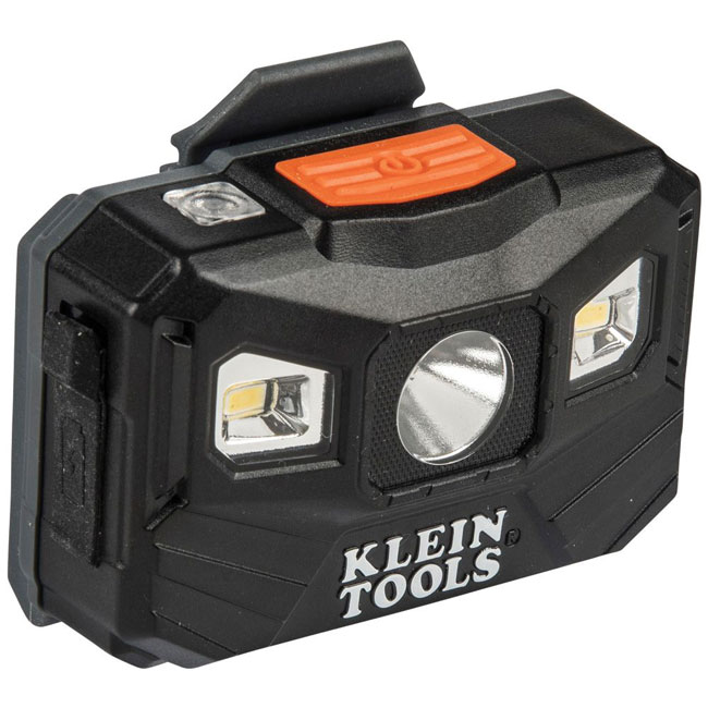 Klein Tools KARBN Non-Vented Class E Full Brim Hard Hat with Headlamp from Columbia Safety