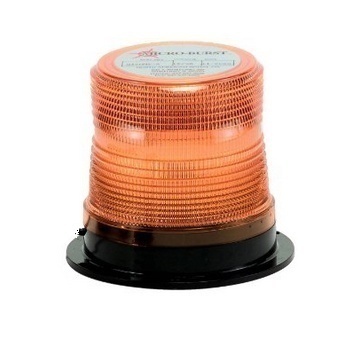 North American Signal 1 Quad Flash Microburst LED Light with Permanent Mount from Columbia Safety