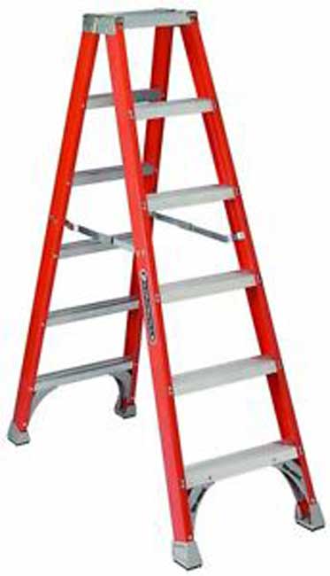 Louisville Fiberglass Twin Front Ladder from Columbia Safety