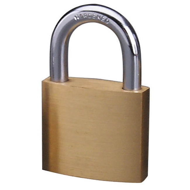 Master Lock 1-1/2 Inch (38mm) Brass V-Line Padlock (Keyed Alike) from Columbia Safety