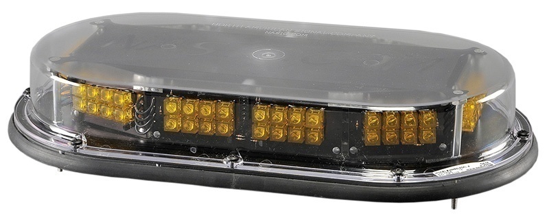 North American Signal Low Profile Mini LED Bar - Permanent Mount - Amber from Columbia Safety