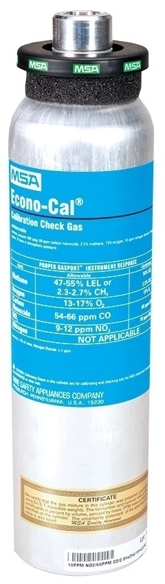 MSA Calibration Testing Gas Bottle 34 Liters from Columbia Safety