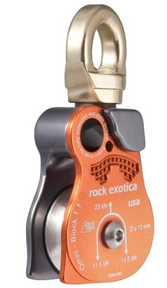 Rock Exotica P54 Omni-Block Single Pulley from Columbia Safety