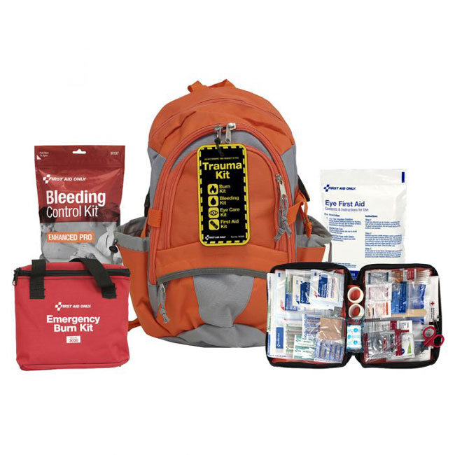 First Aid Only Backpack Trauma Kit from Columbia Safety