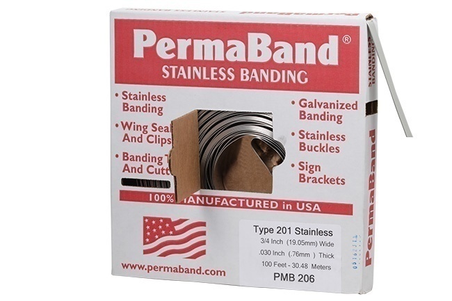 PermaBand Type 201 Stainless Steel Banding from Columbia Safety