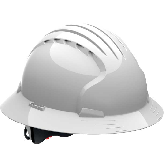 JSP 6161 Evolution Deluxe Full Brim Non-Vented Hard Hat from Columbia Safety