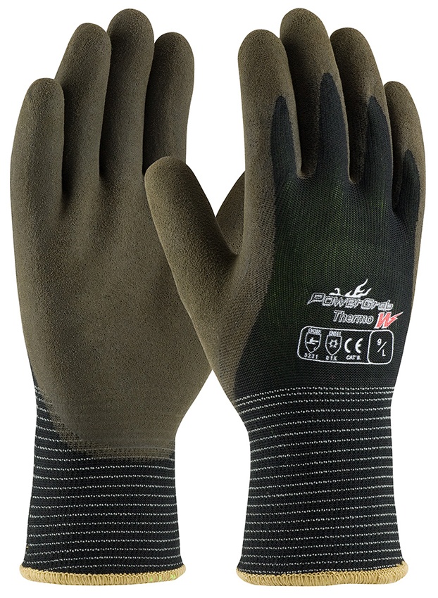 PowerGrab Thermo Black Acrylic Gloves (12 Pair) from Columbia Safety
