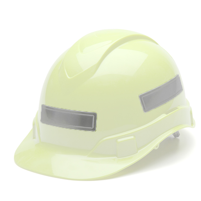 Pyramex Hard Hat Reflective Stickers - White from Columbia Safety
