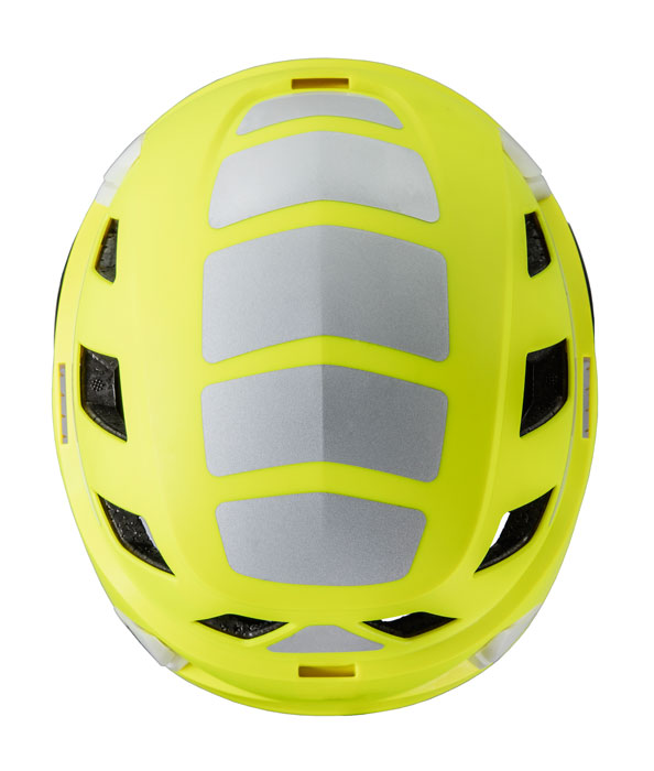 Hi-Viz Vented Yellow with Reflective Stickers - Top Down from Columbia Safety